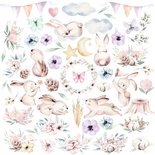 Лист с картинками для вырезания Sweet bunny 30,5х30,5 см, ТМ Фабрика Декора (01106F)