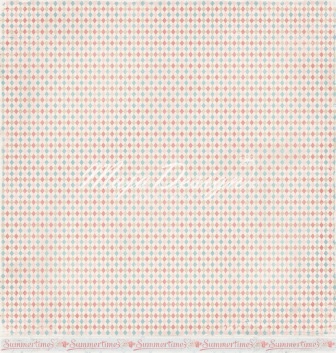 Двусторонний лист бумаги для скрапбукинга от Maja Design - Summer Crush - Off to meet him, 30x30 см