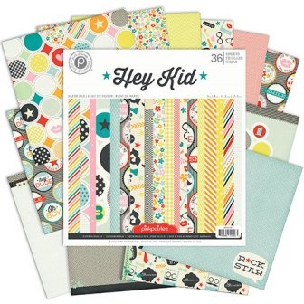 Набор бумаги от Pink Paislee - Hey Kid Paper Pad