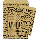 Конверты-пакетики из крафт-бумаги BoBunny - Kraft Gift Bags Mustache