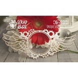 Чипборд ScrapBox - Рамка с крыльями Стимпанк №1