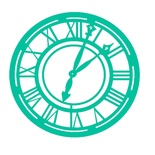 Маска (трафарет) от Kaisercraft - Clock -template T402, 12,5 Х 12,5СМ