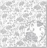 Лист плотной скрапбумаги с глиттером и тиснением - Best Creation Paper - Glitter Elegance Pleasant, 30 x 30 см