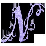 Лезвие Lace Flourish Letter N от Cheery Lynn Designs