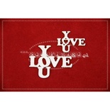 Чипборд Scrapiniec - LOVE You кроссворд, 9 штук