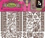 Набор наклеек-высечек HOTP - Artful Boutique Dazzles, размер 30х30 см, 134 шт., цвет черный.