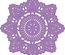 Нож для вырубки от Prima - Crochet Doily - Purple Metal Die (584054)