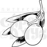 Штамп от Питерского Скрапклуба - Греция. Оливки, 3х3.3 см