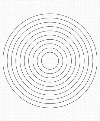 Лезвие My Favorite Things - A2 Circle STAX Die-namics, 10 штук