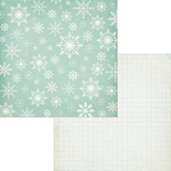 Лист двусторонней скрапбумаги Fancy Pants - Timbergrove Powder Paper, 30х30 см