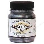 Акриловая краска Jacquard® Lumiere® Metallic Acrylic Paint - Pewter - 70 мл, цвет олово