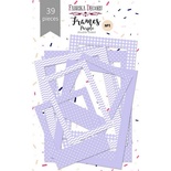 Набор рамок №1 Purple 39шт, ТМ Фабрика Декору