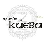 Акриловый штамп Lesia Zgharda T289b Привiт з КИЄВА