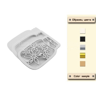 Заготовка для шейкера Snowflakes in jar 9,2х6,5, цвет молочный, ТМ Фабрика Декора