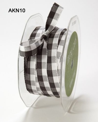 Лента SOLID/CHECK, цвет BLACK/WHITE, ширина 95мм, длина 90см