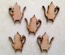 Деревянная фигурка WOOD-014 - Кофейник, 1 штука