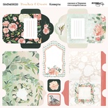 Лист двусторонней бумаги от Scrapmir - Конверты - Peaches & Cream,  20х20см