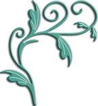 Лезвие Tropical Flourish от Cheery Lynn Designs