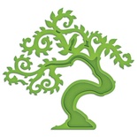 Нож для вырубки от Spellbinders - Bonsai Tree 
