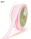 Лента SOLID/CHECK, ширина 5мм, цвет PINK, 90см