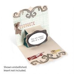 Лезвие Sizzix - Sizzix Pop 'n Cuts XL Die - Card, Square w/Ornate Edge