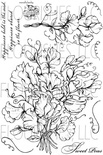 Набор акриловых штампов от Flourishes - Sweet Peas Stamp Set