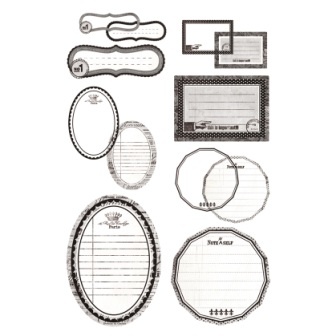Набор карточек для журналинга с веллумом от BasicGrey -  Basic White - Journaling Transparencies - Take Note