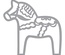 Нож для вырубки от Spellbinders - Dala Horse
