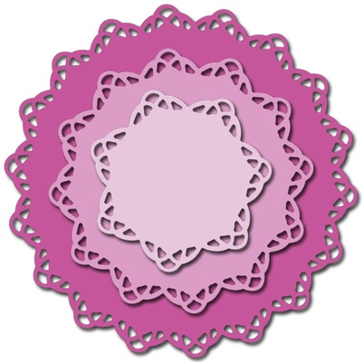 Лезвие Crafty Ann - Nesting Doll Circles 2
