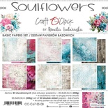 Набір скраппаперу Craft O'Clock - Soulflowers, 20,3X20,3 см - Basic