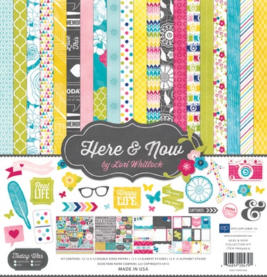 Набор бумаги от Echo Park - Here & Now Collection Kit