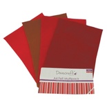Набор фетра от Dovecraft - Reds, формат A4, 8 листов