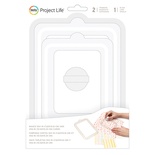 Система для вырезания карточек Project Life by Becky Higgins - Tool 4x6 3x4 Template (скругленные прямоугольники)