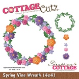 Лезвие CottageCutz - Spring Vine Wreath, 10х10 см