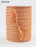 Лента Solid/Diagonal Stripes, цвет красный/белый, ширина 3 мм, длина 90 см