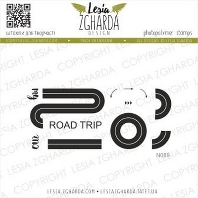 Набор акриловых штампов Lesia Zgharda Шосе N089