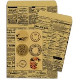 Конверты-пакетики из крафт-бумаги BoBunny - Kraft Gift Bags Newsprint