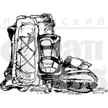 Акриловый штамп "Ролики"