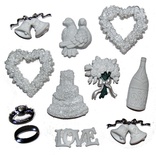 Набор декоративных пуговиц Dress It Up - Wedding