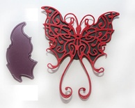 Набор лезвий Small Lace Faerie Queen w/Angel Wing от Cheery Lynn Designs, 2 шт.