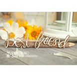 Чипборд ScrapBox - надпись Best friend Hi-186
