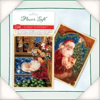 Заготовка для открытки от Flower Soft - Workshop Santa, 6 шт.
