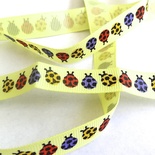 Лента Eyelet Outlet - LadyBug Ribbon, ширина 15 мм, длина 90 см