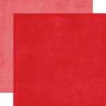 Лист двусторонней бумаги от Echo Park - Red/Pink Distressed Solid Paper, 30x30 см