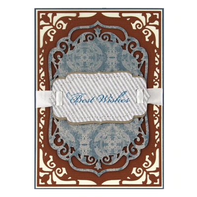 Ножи от Spellbinders - 5х7 Elegant Labels Four - Card Creator, 3 шт.