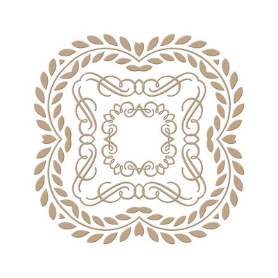 Пластины для фольгирования от Spellbinders - Elegant Square