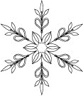 Штамп от Poppystamps -  Anna Snowflake  