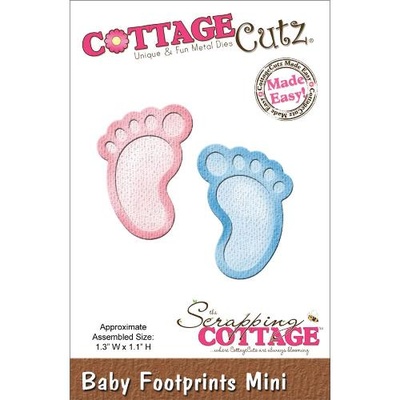 Лезвие CottageCutz - Baby Footprints Mini