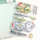 Набор штампов Gerda Steiner - Christmas Kitten 4x6 Clear Stamp Set