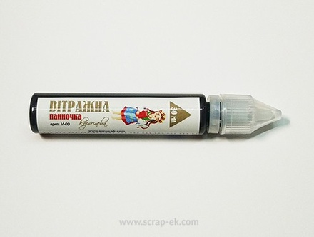 Витражная краска от ТМ ЕК, коричневая